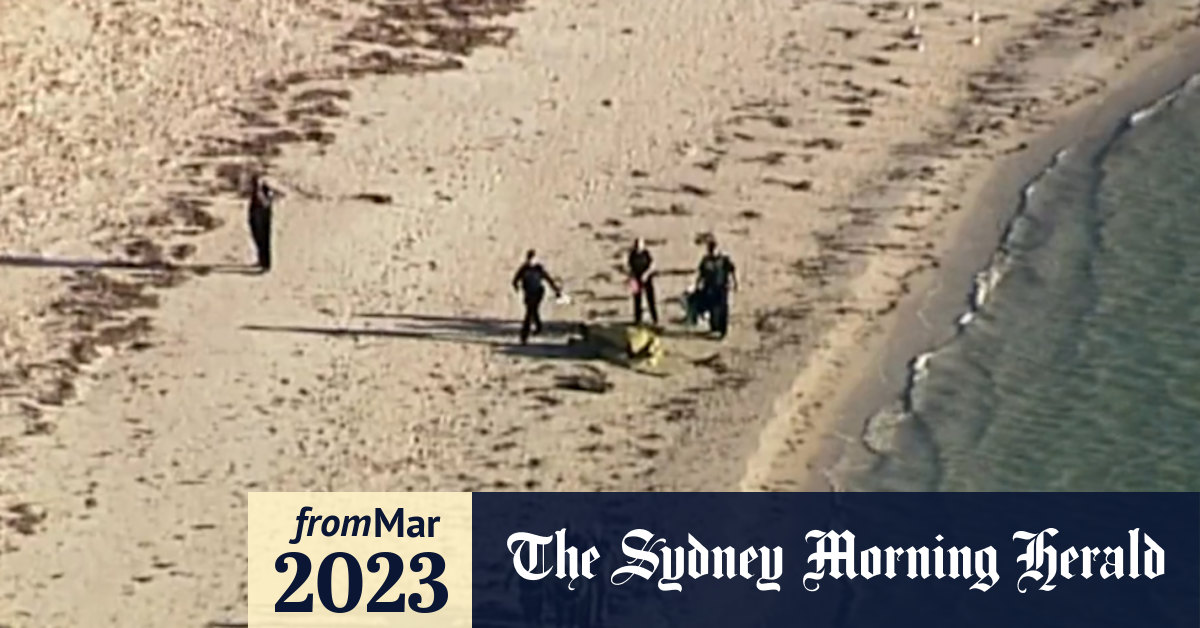 Video Man's body found on beach foreshore